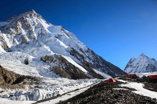 Wyprawa na K2, fot. Mike Horn z zespołem