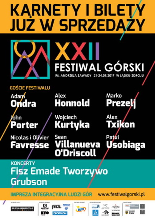 Najwybitniejsze nazwiska kultury górskiej podczas XXII Festiwalu Górskiego w Lądku - Zdroju