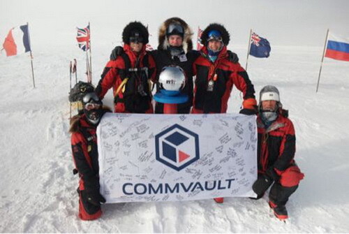 Dyrektor marketingu Commvault zdobywa biegun południowy