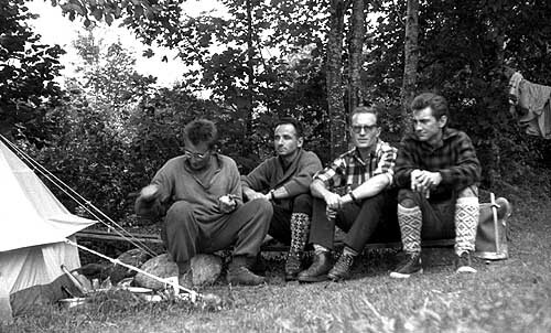 Stanisław Biel, Jan Mostowski, Jan Długosz i Czesław Momatiuk, źródło: www.nyka.home.pl