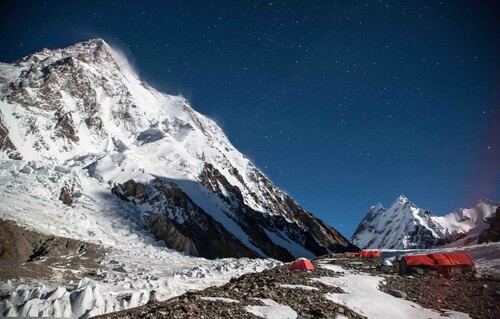 Wyprawa na K2, fot. Mike Horn z zespołem