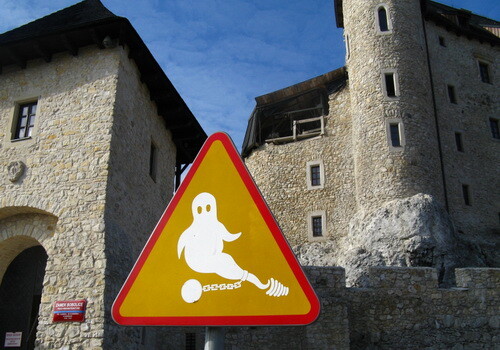 Uwaga duchy - nawet na odrestaurowanym zamku w Bobolicach może straszyć / fot. Paulina Wierzbicka