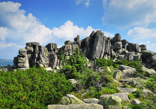 Formacje skalne w Karkonoszach