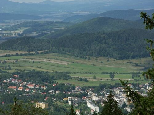 Lądek Zdrój - panorama z Trojaka, autor: Marek Tomaszewski (www.commons.wikimedia.org)