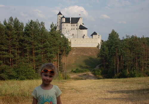 Oliwka i zamek w Bobolicach