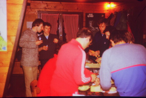 Spotkanie w CAF w Chamonix po przejściu Croza zimą Fot. Arch. Leszek Kozik