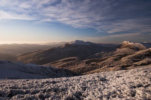 Panorama w zimie, fot. M.Kaźmierczak/BieszczadyPhotography