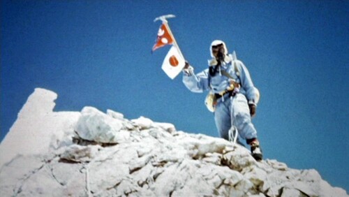 Toshio Imanishi na Manaslu w maju 1956 roku, źródło: http://www.mountainsoftravelphotos.com/