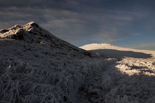 zczyt Rozsypańca zimą, fot. M.Kaźmierczak/BieszczadyPhotography