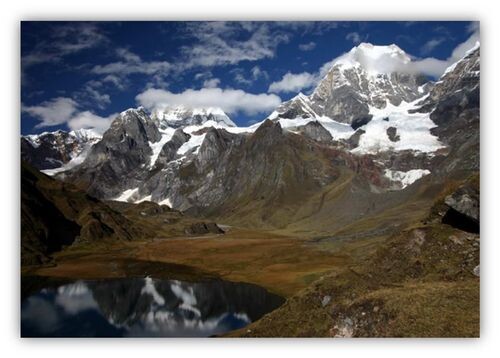 Cordillera Huauhuashz Jerupajá - widok od północy