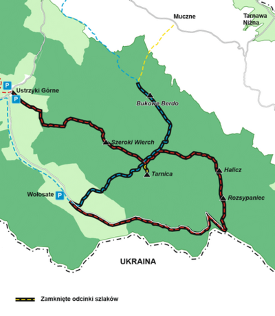 Zamykają szlaki w Bieszczadach - m.in. w masywie Tarnicy